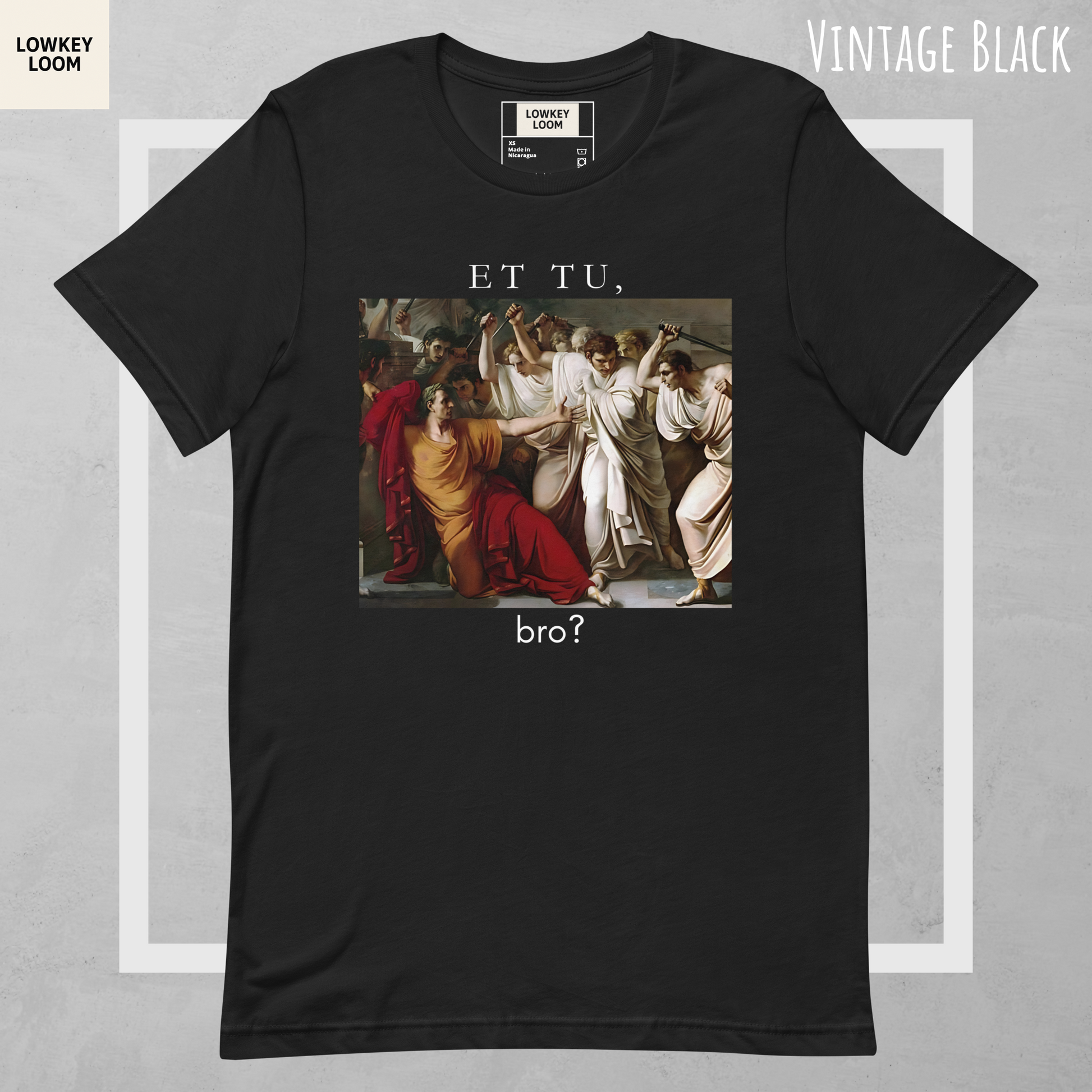 Et Tu, Bro? – Funny Julius Caesar Assassination Meme T-Shirt